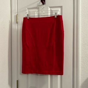 Shape FX, size 12, Candy Apple Red skirt